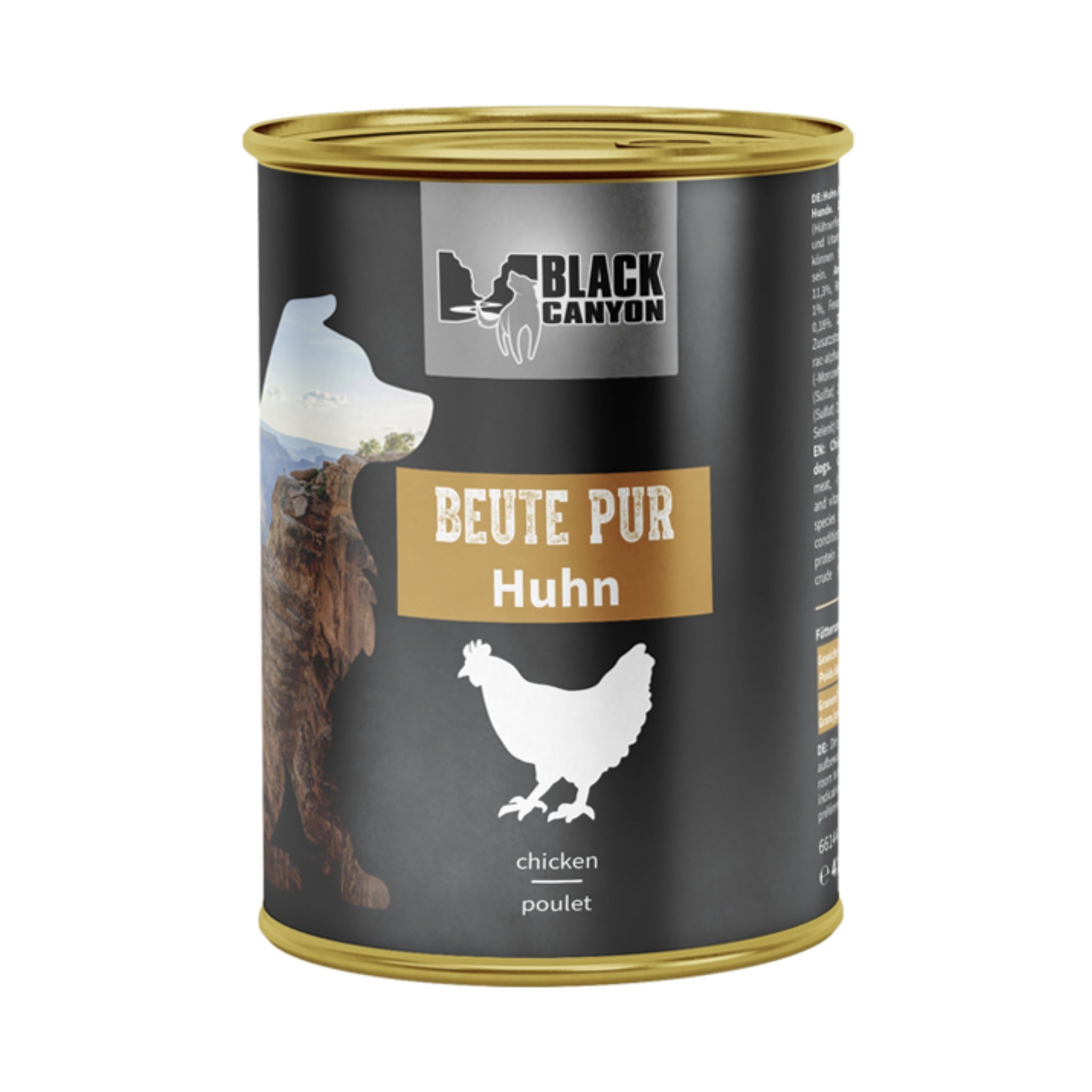 Black Canyon Beute Pur - Huhn, Hunde Nassfutter - Woofshack