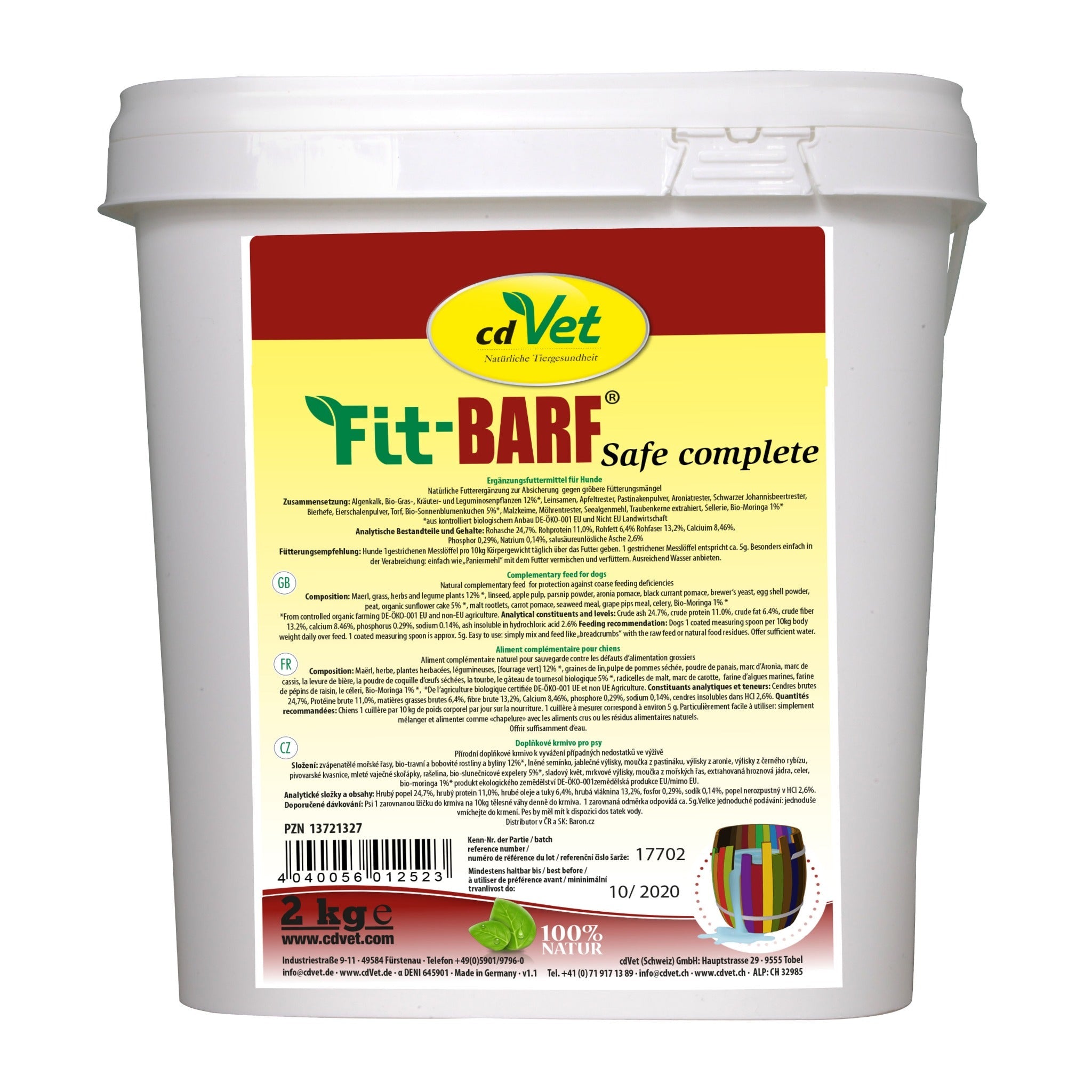 cdVet Fit-BARF Safe-Complete für Hunde - Woofshack