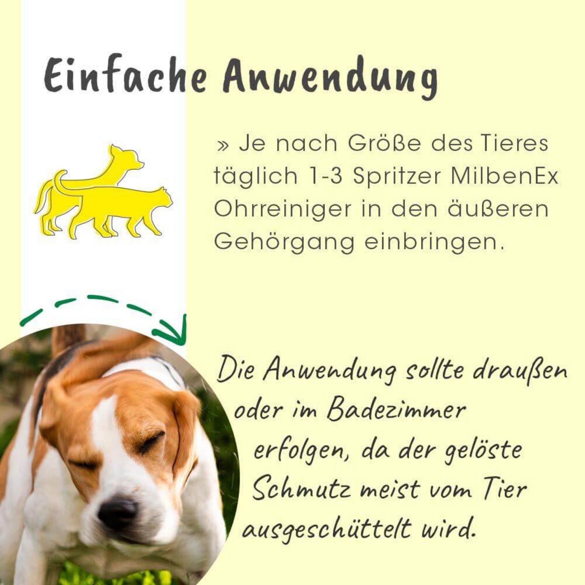 cdVet MilbenEx Ohrreiniger für Hunde - Woofshack