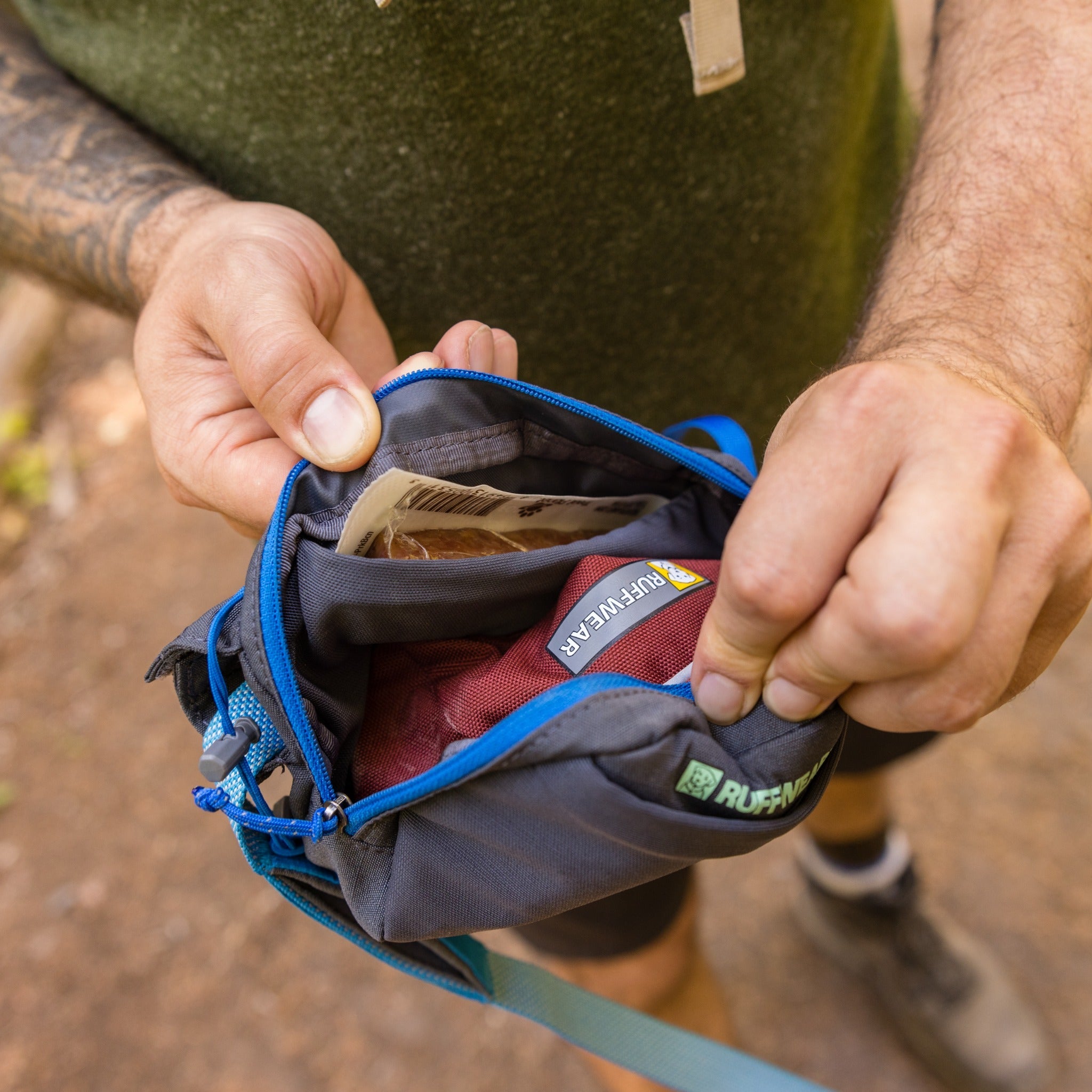 Ruffwear Stash Bag Plus poop bag dispenser