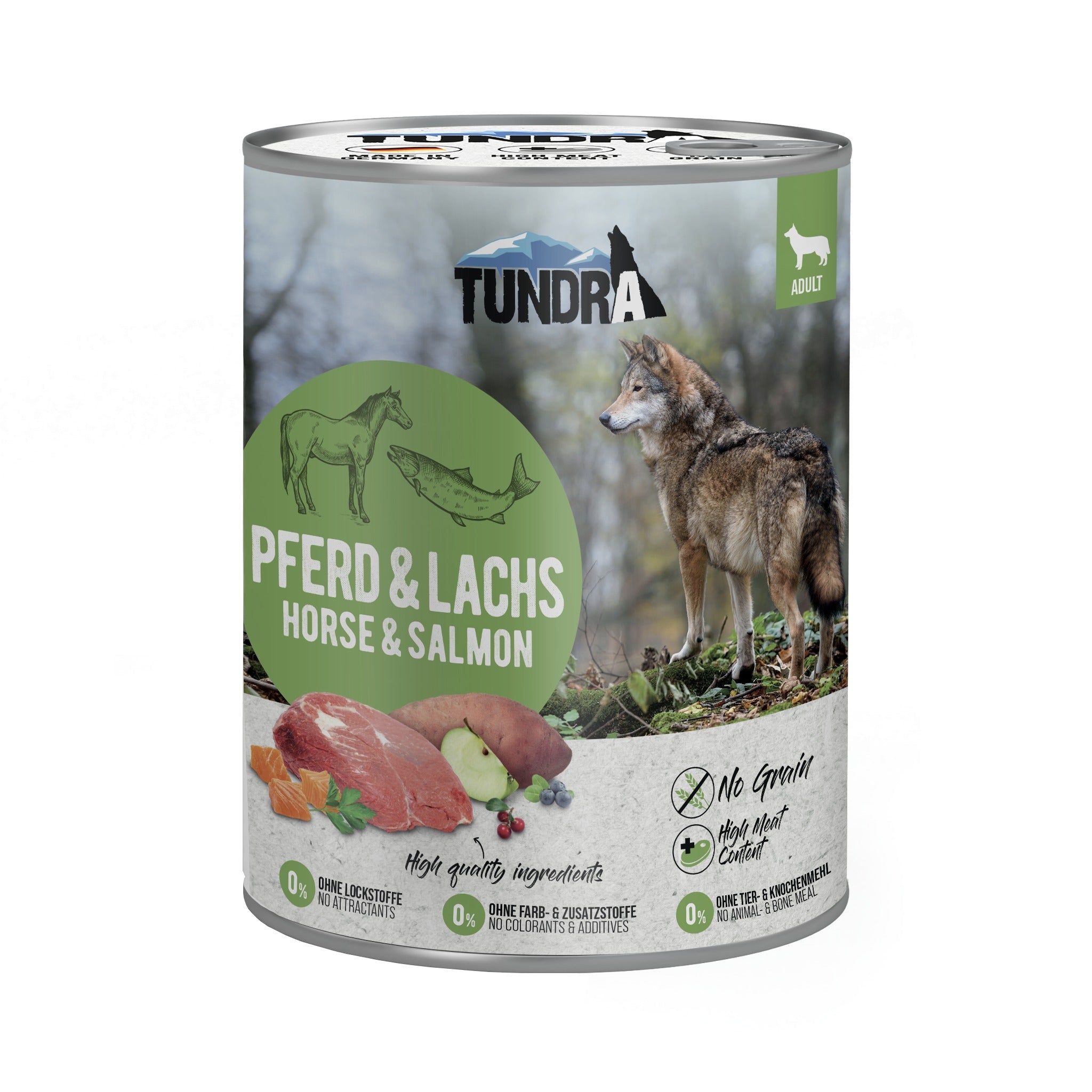 Tundra Dog Nassfutter, Pferd und Lachs - Woofshack